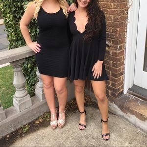 Black long sleeve dress